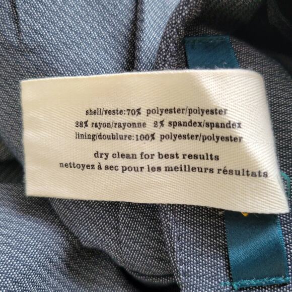 Anthropologie Cartonnier Alluring Sway Pencil Skirt 1940s Gray Women 4 - Picture 10 of 10